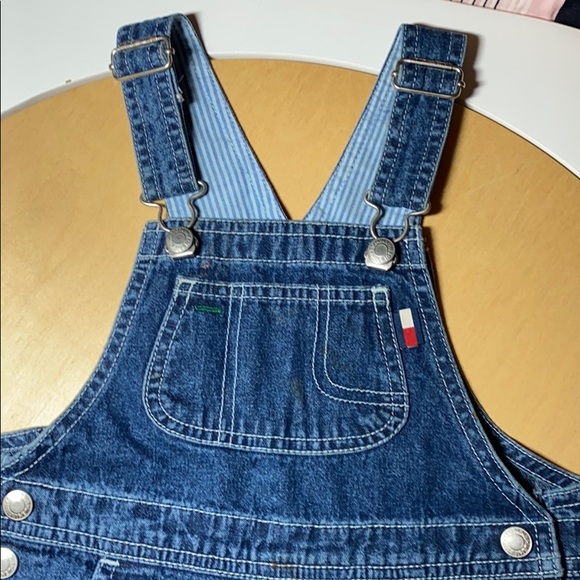 Old school Tommy Hilfiger denim shortall overall - Picture 2 of 5